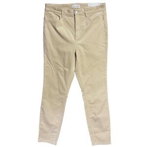 LOFT Tan Skinny Pants with Sleek Fit